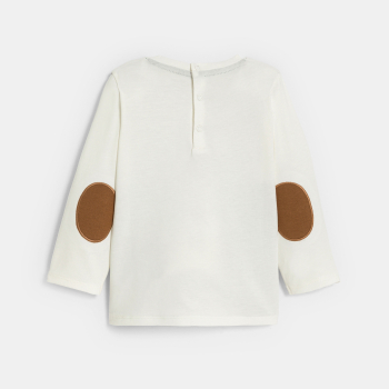 تيشيرت باللون الأخضر وألوان أخرى مع صورة حيوان للأطفال الرضع